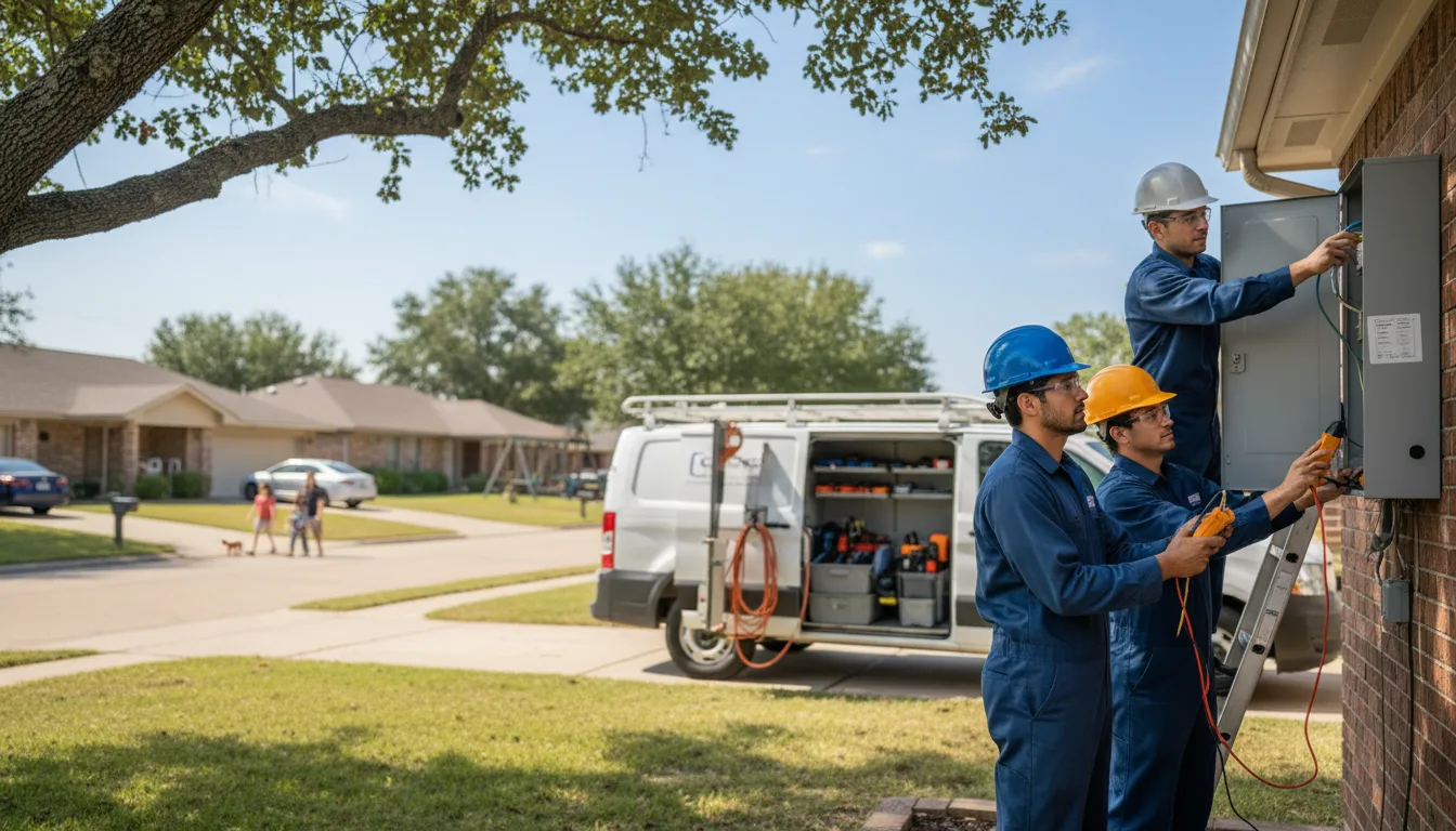 Certified electrician providing emergency electrical services in Hampton, TN